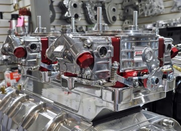 Carb Spacer  2"  RISER - HI-FLOW  Carb Adapters with 6 bolts   up and forward High Flow