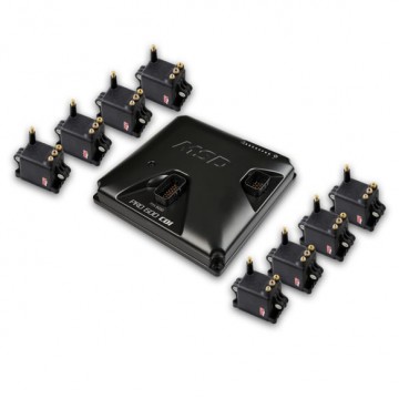 MSD-80003-8-HO MSD BLACK  PRO 600 CDI Ignition and Coil Kit - Black Coils With RCD Mount & Cam Sync
