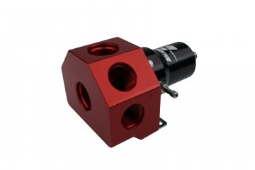 13133 REGULATOR- Multi Outlet - Aeromotive Extreme Flow EFI 30-120 psi, .500 Valve, 2x AN-10 inlets