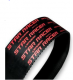 STAR RACER  8MM  1512 mm x 75MM Carbon 59.52"   180T "  X 3" Blower Belt