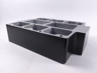 5024-BL  BLACK  BLOWER SPACER RAISES BLOWER  up - 4"    W STUDS-GASKETS-