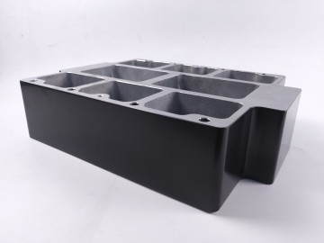 5024-BL  BLACK  BLOWER SPACER RAISES BLOWER  up - 4"    W STUDS-GASKETS-