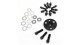 254000-0001 RCD SB Chevy Billet .391 "Raised  Cam Timing  Chain Cover Chevy 265-400