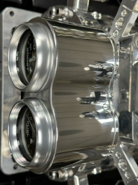 Alkydigger- Billet 2 Gauge Pod w Gauges   Mounts to 3 Bolts Rear of Blower  2-5/8" Gauges  PODS