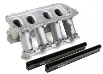 Holley Hi Ram Tunnel Ram -  Manifold GM LS3/L92 EFI with Rails