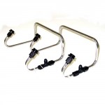 TBS 4375-AB  Dual Inlet 4500 DOMINATOR Fuel Line Kit S.S. POLISHED w BLACK Fittings  ATM  QF HOLLEY