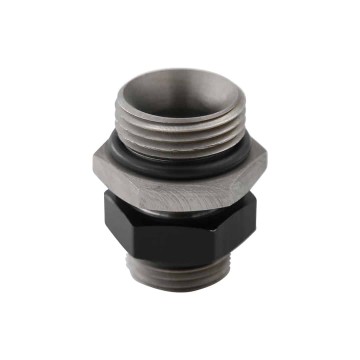 WAT-45410 10-12 Waterman Steel Shutoff  Bulkhead Fitting AN10 to AN12 with Nut