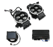 550-1081 Holley Terminator X Stealth  BLACK 4500 2x4 - 8 Injector - 800-1500 HP