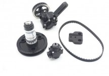 APD CARB  Fuel Pump Kit - SBC Belt Drive Fuel Pump Kit .600" Gear Ext Bypass Mid Driver Side Mount