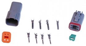 8181  MSD Connectors - MSD Deutsch Connector - 4-Pin - 16-18 Gauge