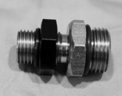 832-6-8 Enderle  Stainless Bulkhead Fitting AN6 - AN8 with Nut