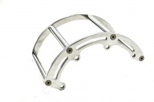 TBS-8605  Polished w Black Option - Belt Guard The Blower Shop 5-1/2"   Standard Belt Guard