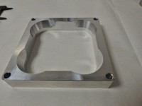 Billet Carburetor 1" Spacer for Assassinator- Accufab  Dominator Throttle body for smooth air