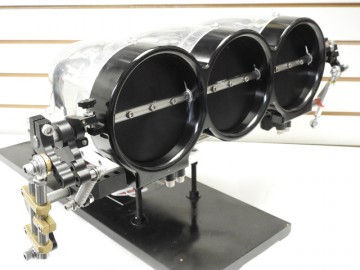 Enderle BAU3 4-3/8" Butterfly  " PARTIAL"  Black Front  Shaft Butterflies   Alkydigger