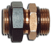 832-8 Enderle Bulkhead Fitting AN8 with Nut for shut off