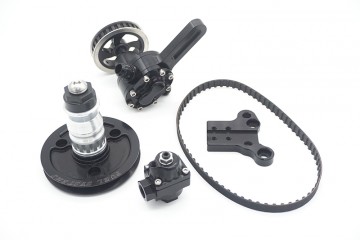 APD CARB  Fuel Pump Kit - BBC Belt Drive Fuel Pump Kit .600" Gear Ext Bypass Mid Driver Side Mount