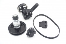 APD  CARB Fuel Pump Kit - SBC Belt Drive Fuel Pump Kit .600" Gear Ext Bypass Mid Pass Side Mount