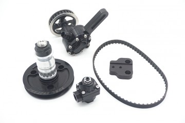 APD  CARB Fuel Pump Kit - SBC Belt Drive Fuel Pump Kit .600" Gear Ext Bypass Mid Pass Side Mount