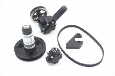 APD CARB Fuel Pump Kit SBC Belt Drive Fuel Pump .600" Gear Ext Bypass Upper D SIDE Water Pump Mount