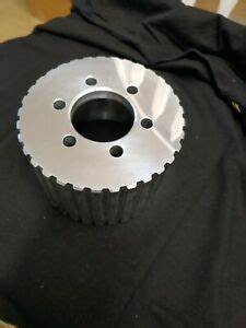 1/2" PITCH BLOWER  PULLEYS  X 3.5" WIDE  POLISHED   2"  & 2-1/4" CENTERS