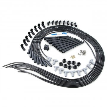 31523 WIRES  BLACK MSD   Hemi  WIRES  8.5 MM Super Conductorplug Wire Set  HEMI &  BOSS FORD