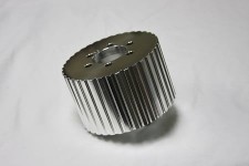 W5-34 Weiand 1/2" PITCH  34 TOOTH BLOWER PULLEY  X 3.5"  WIDE  2.250" Register