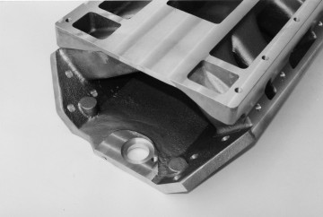 INDY 107A  BB Chevy Big Chief/Big Duke -Setback  10.2" or 10.8" Deck  Blower Manifold  w Burst