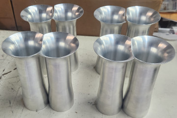 Engler BILLET Ram Tubes 7 "  With 2-3/16" Restrictors Built In - Custom Sizes also