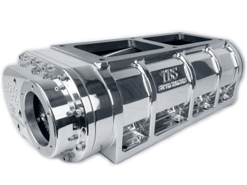 TBS-2091 Blower Less  Snout  250 Billet High Helix - The Blower Shop 250 Supercharger
