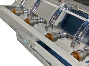 2333 TBS 10-71 BILLET EFI INJECTOR CASE WITH HIGH-HELIX Fuel Rails Billet