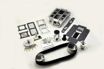 TBS-2610 SB Chevy Standard Port Polished 1V Acc Drive Kit