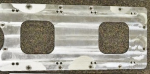 Alkydigger 2 X 4150  Adapter Plate for Our 7070 SB Chevy  Tunnel Ram NOT EDELBROCK