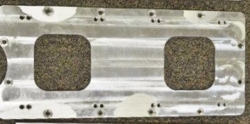 Alkydigger 2 X 4150  Adapter Plate for Our 7070 SB Chevy  Tunnel Ram NOT EDELBROCK