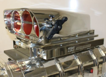 4005 BUGCATCHER EFI  COMPLETE UP TO 1250 HP - 3 Butterfly- TBS Billet Fuel Rails Holley HP ECU
