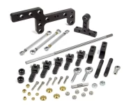 76-107-W TBS Linkage  Kit  Dual Carbs on The 192 or  250 TBS Blower , or B&M , Weiand 250