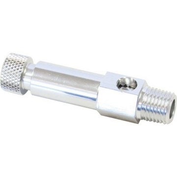 LEAN OUT VALVE   INJECTOR HAT - MANIFOLD Adjustable Air Bleed Valve  1/4" NPT