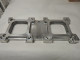149-1008 Dual 4 Barrel  Carb  Adapter Plate to Convert to a Blower  Manifold to unblown Carbs