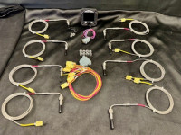 EGT MONITORING & DATA COLLECTION  STAND ALONE  3/16 "  BUNGS  8 CYL  THESENSORCONNECTION