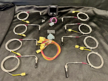 EGT MONITORING & DATA COLLECTION  STAND ALONE  3/16 "  BUNGS  8 CYL  THESENSORCONNECTION