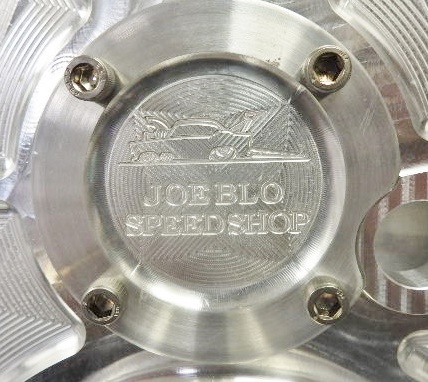 JB-LS003 LS Billet Timing Cover -POLISHED w Cam Sensor Hole