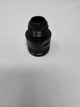 Billet Burn Down (Valve Cover) BLACK  Breathers- Quick change -12 Fittings NEW STYLE