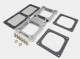 149-1008 Dual 4 Barrel  Carb  Adapter Plate to Convert to a Blower  Manifold to unblown Carbs