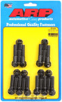 155-2005 Intake Manifold Bolt Kit, Hex Head, Chromoly, Black Oxide, Big Block Ford, Kit