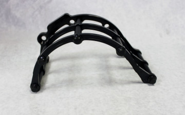 RCD-103507-0003 - Belt Guard - Heavy Duty Roots Style - No Starter Mounts, BLACK