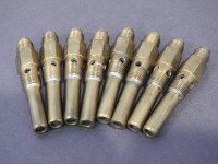 USED NOZZLES  SET 8  10AS HILBORN -  .025" ORFICE  FOR 300-325 CU IN METHANOL RACE SAVERS