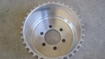 RCD-151301-28 TOOTH 13.9 MM X 3.5" WIDE  HTD BLOWER PULLEY  BILLET  6061