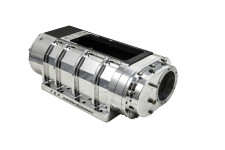 2039 10-71 TBS Blower Front Offset High Helix Billet Blower Polished