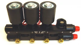 3 STAGE ELECTRIC LEAN OUT/ENRICHMENT VALVE - INLET & OUTLET ACTIVATED MANUALLY OR ELECTRICALLY