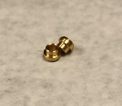 55-11A - (2)  Carburetor Arm Adapter - Brass - with .28 Shoulder