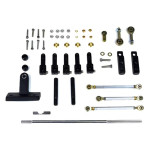 71-206  ENDERLE BBC DART   Dual Carb  LINKAGE KIT   CHEVY TUNNEL RAM